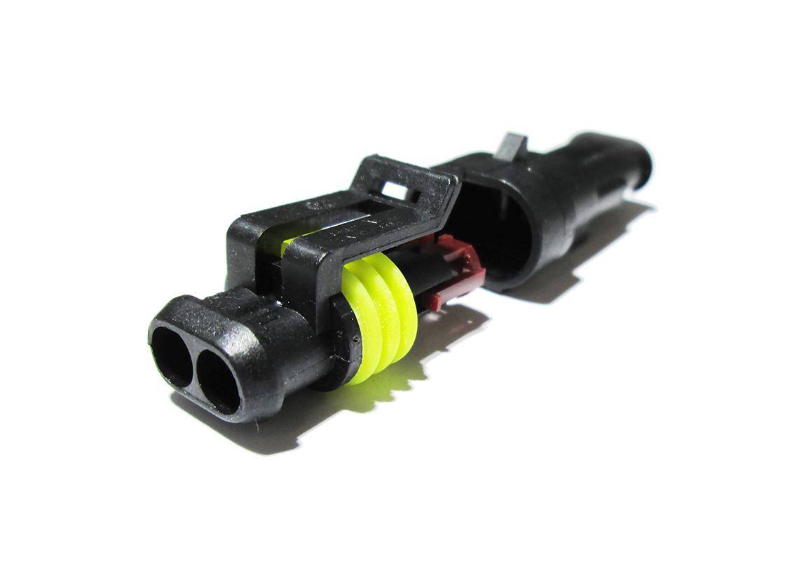 KIT CONNECTEUR ÉTANCHE 2 VOIES 